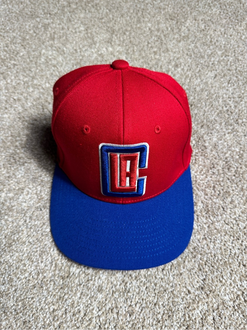Red and Blue Snapback Hat